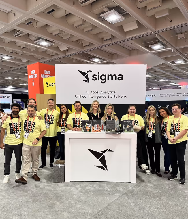 Sigma conference booth