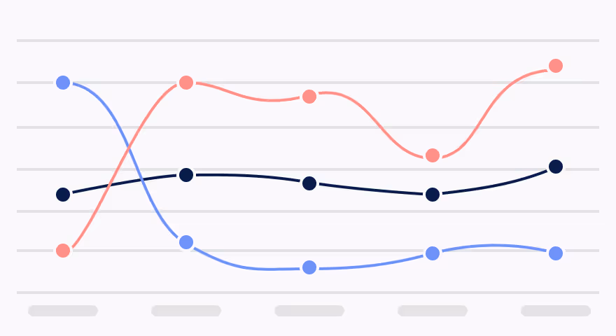 data app visualization plotted lines