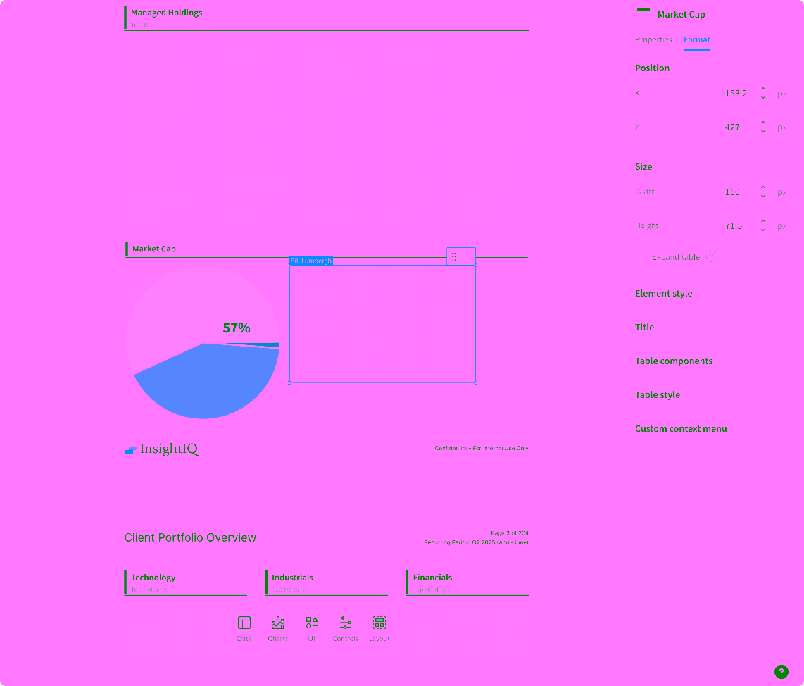 Product Illustration of Reporting