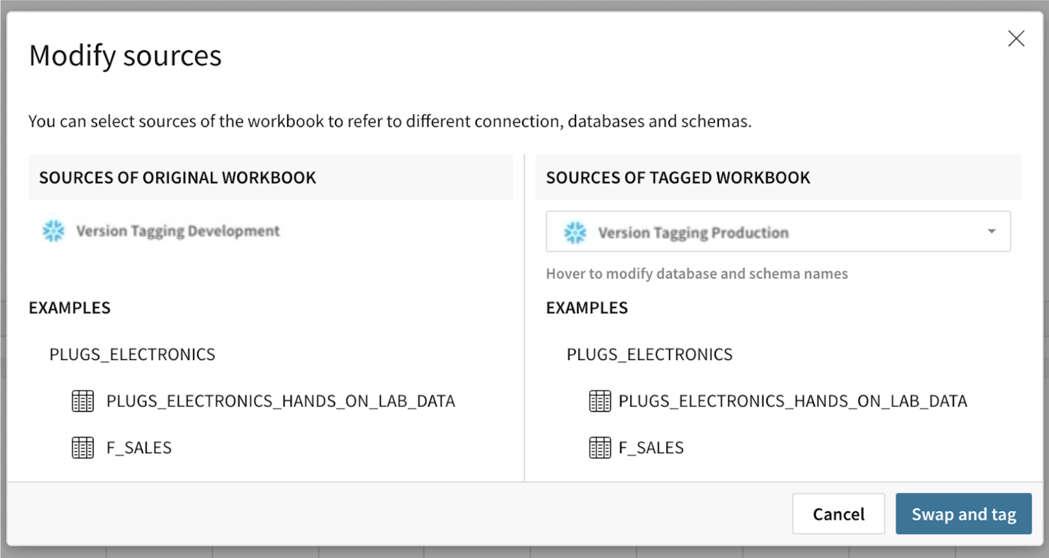 A screenshot of a computer screen showing a list of sources.