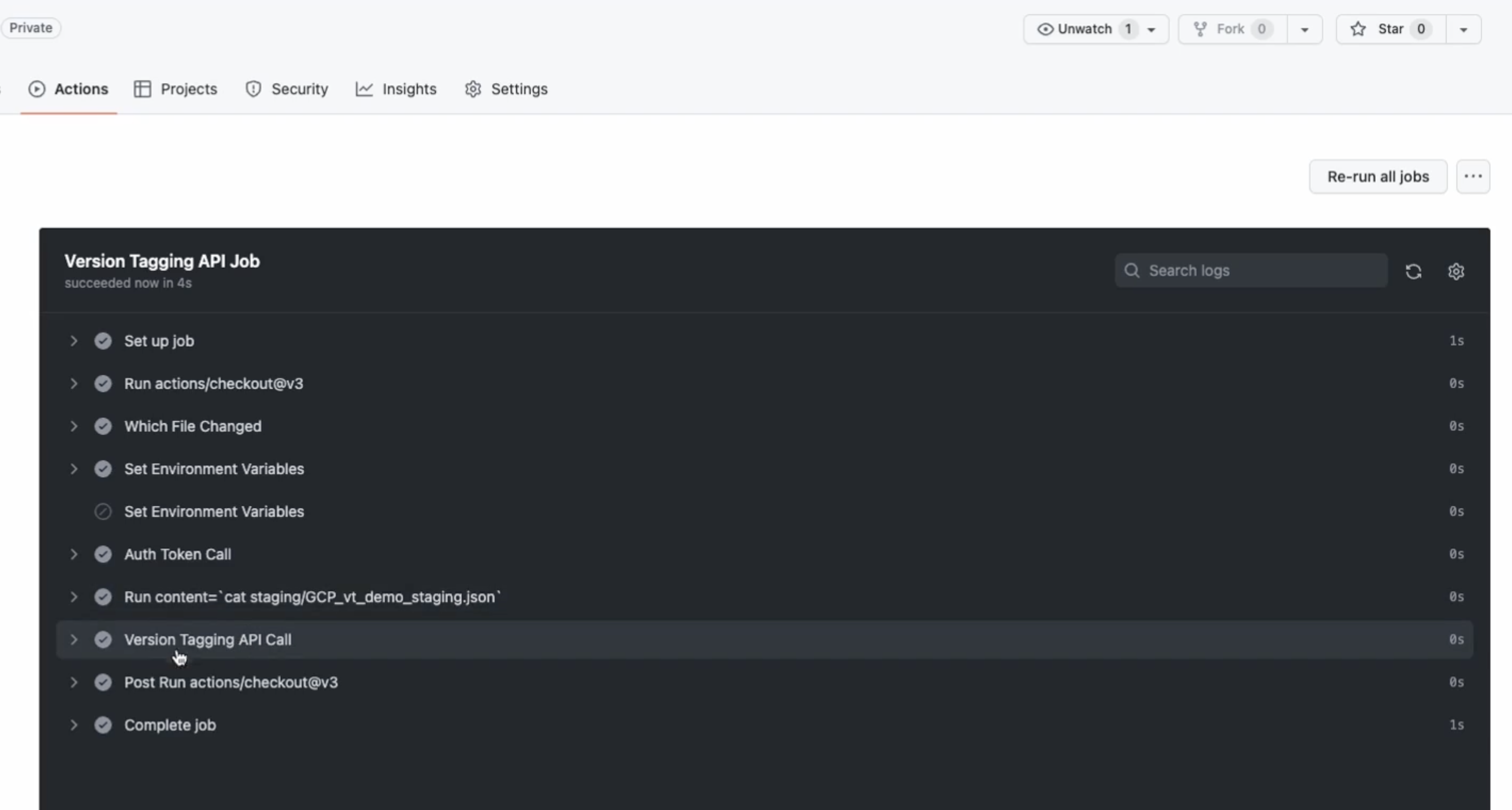 automat version changes