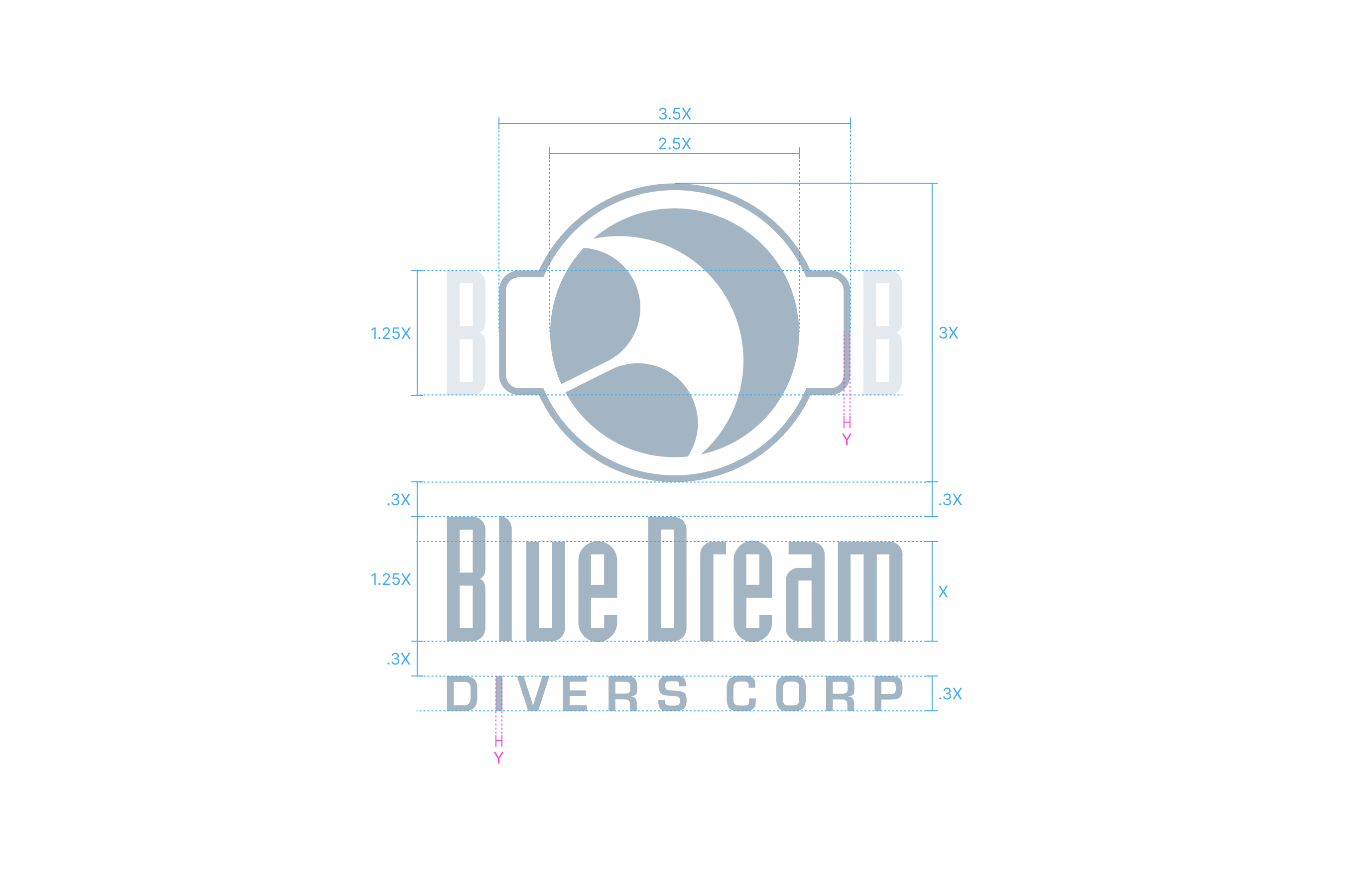 Logo construction diagram