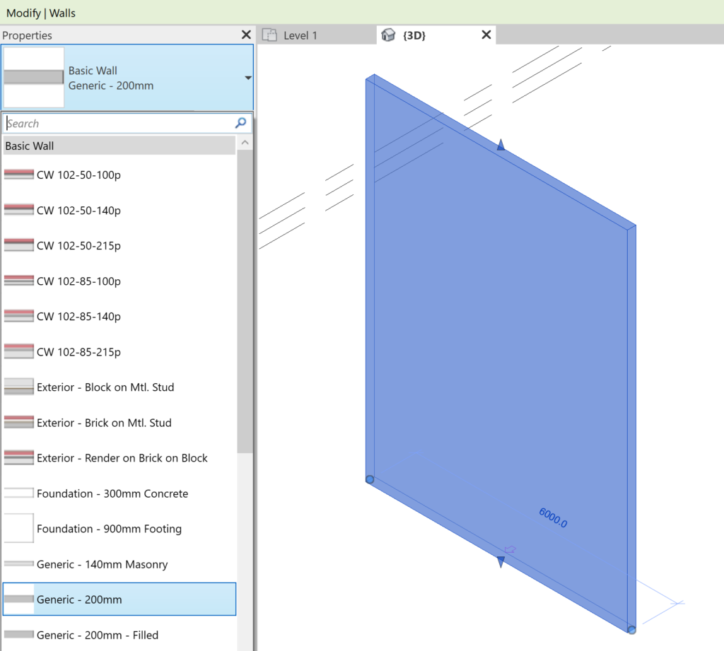 System types in Revit