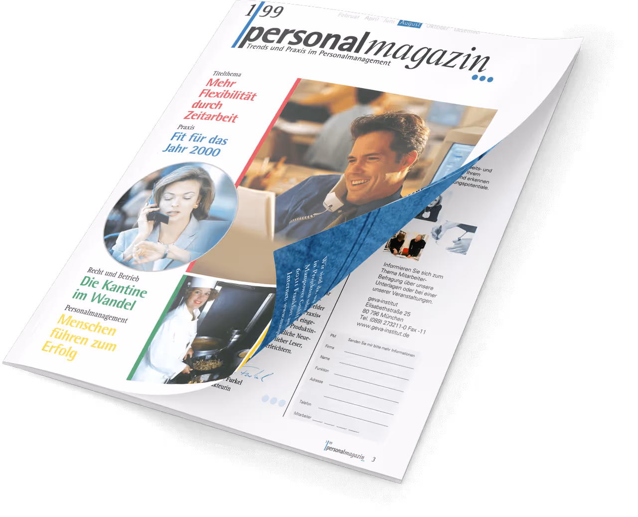 Cover der ersten Ausgabe des Personalmagazins