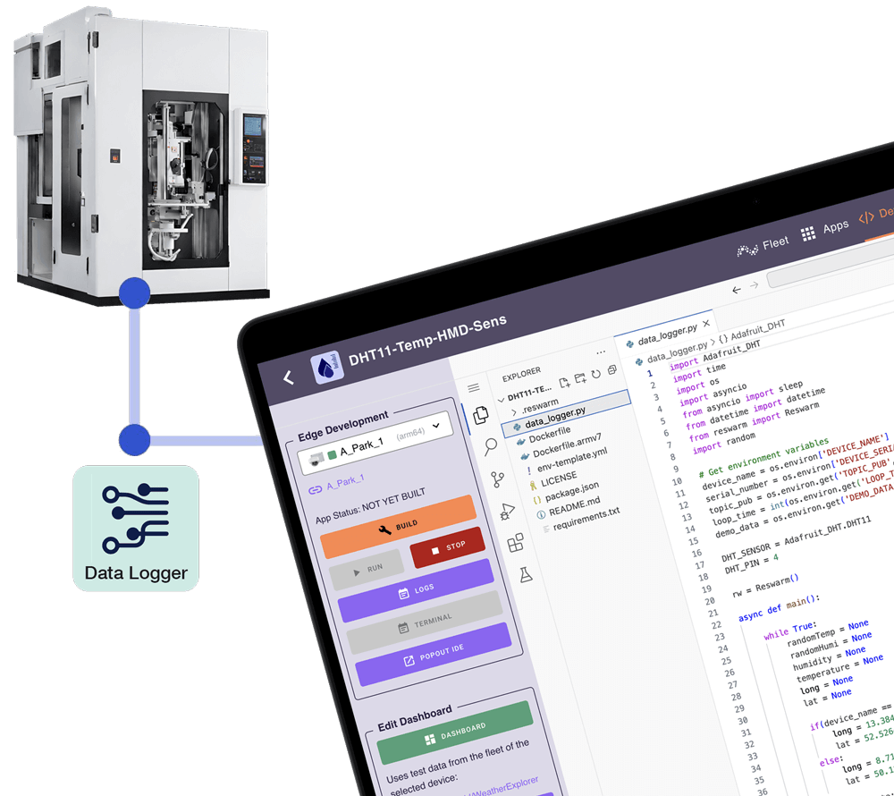 Manage & build software over the air