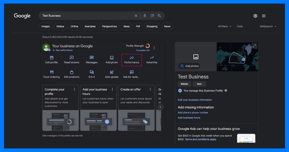 Screenshot of Step 9 - Monitor your performance