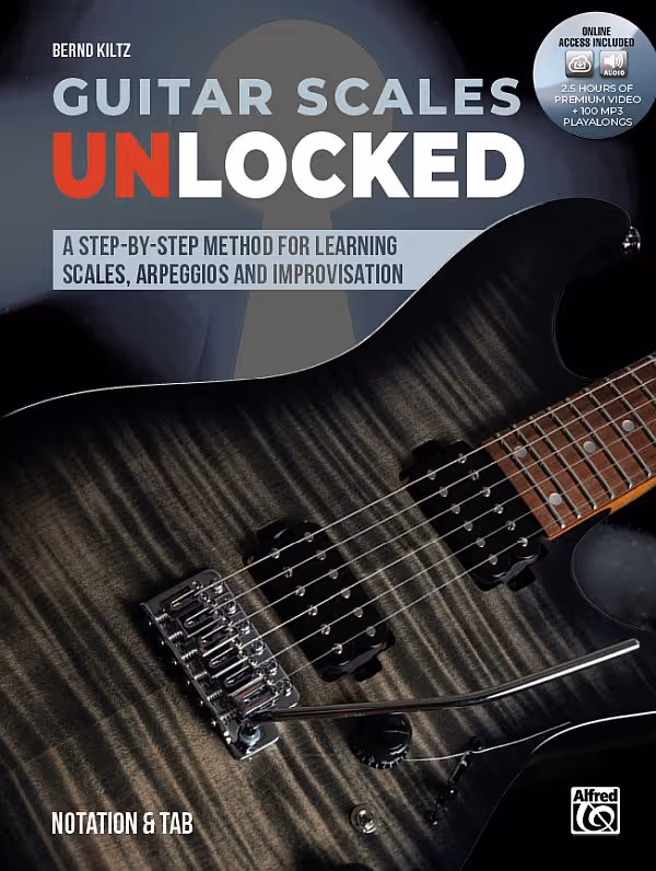 Bookcover Guitar Scales Unlocked