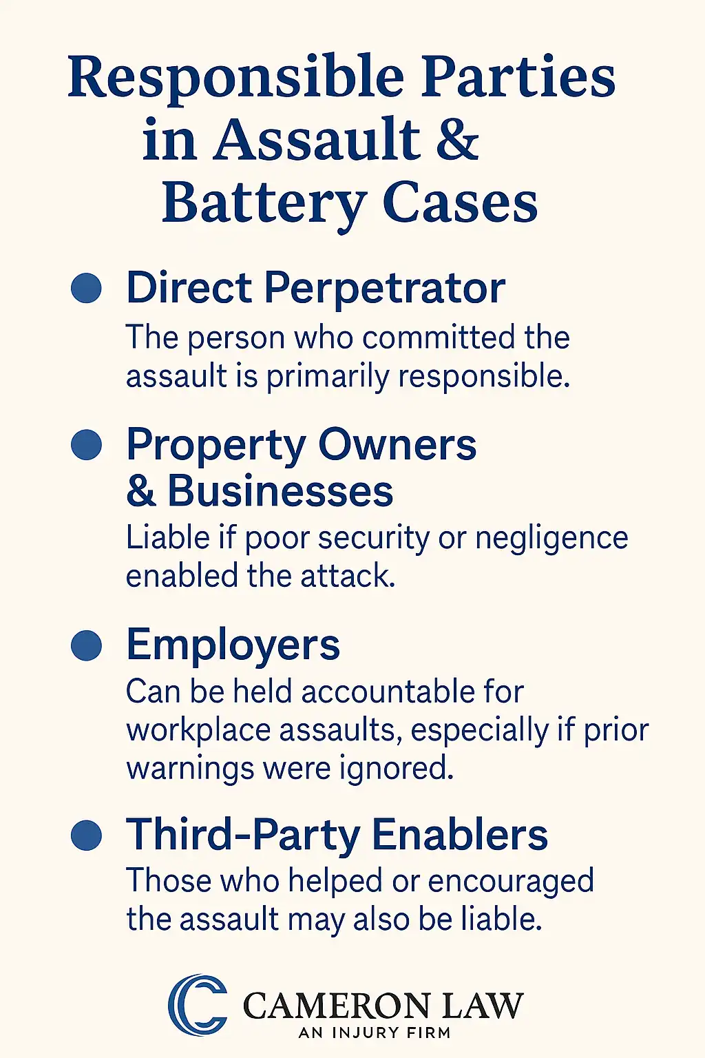 Liability for Assault and Battery in Las Vegas