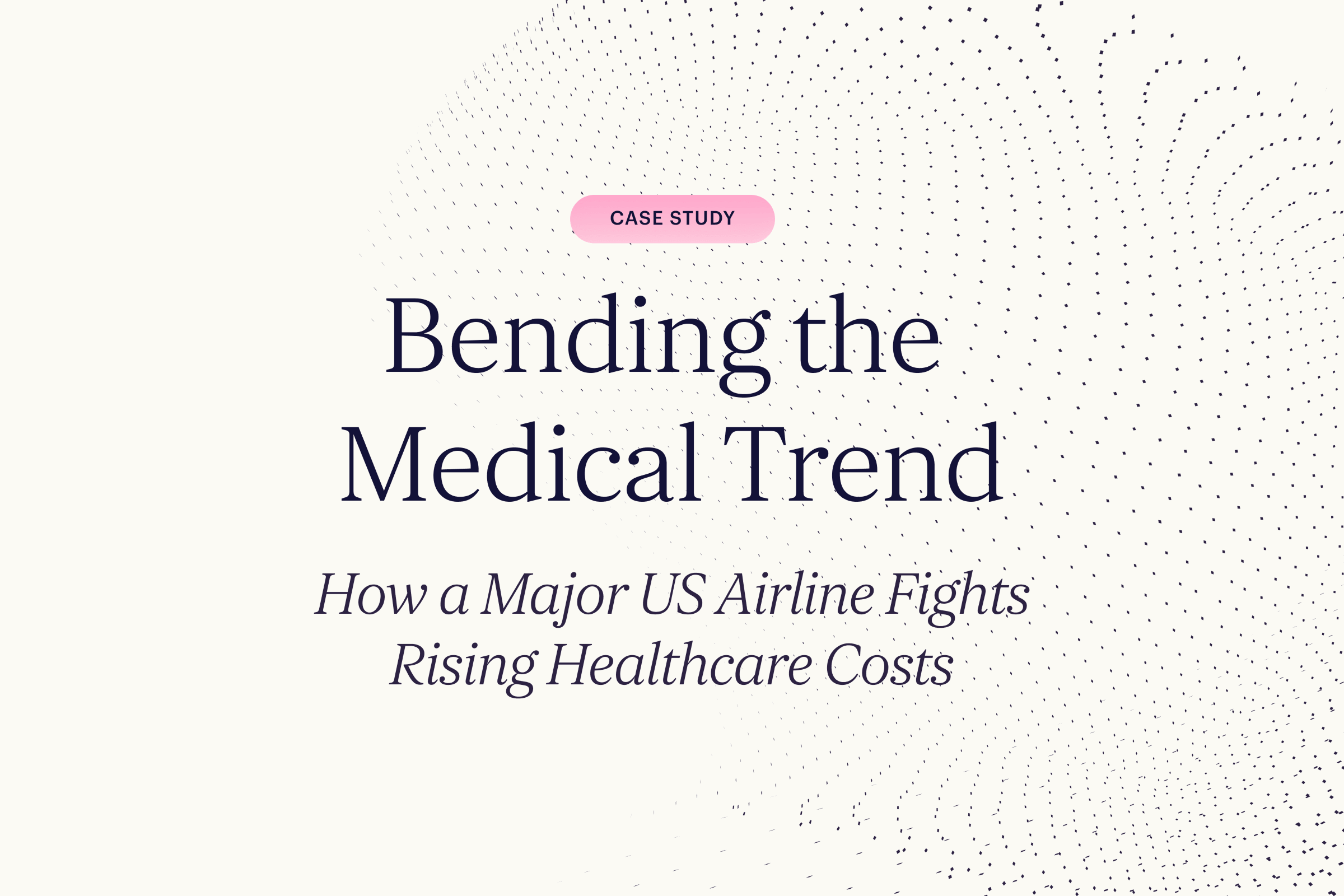Bending the Medical Trend