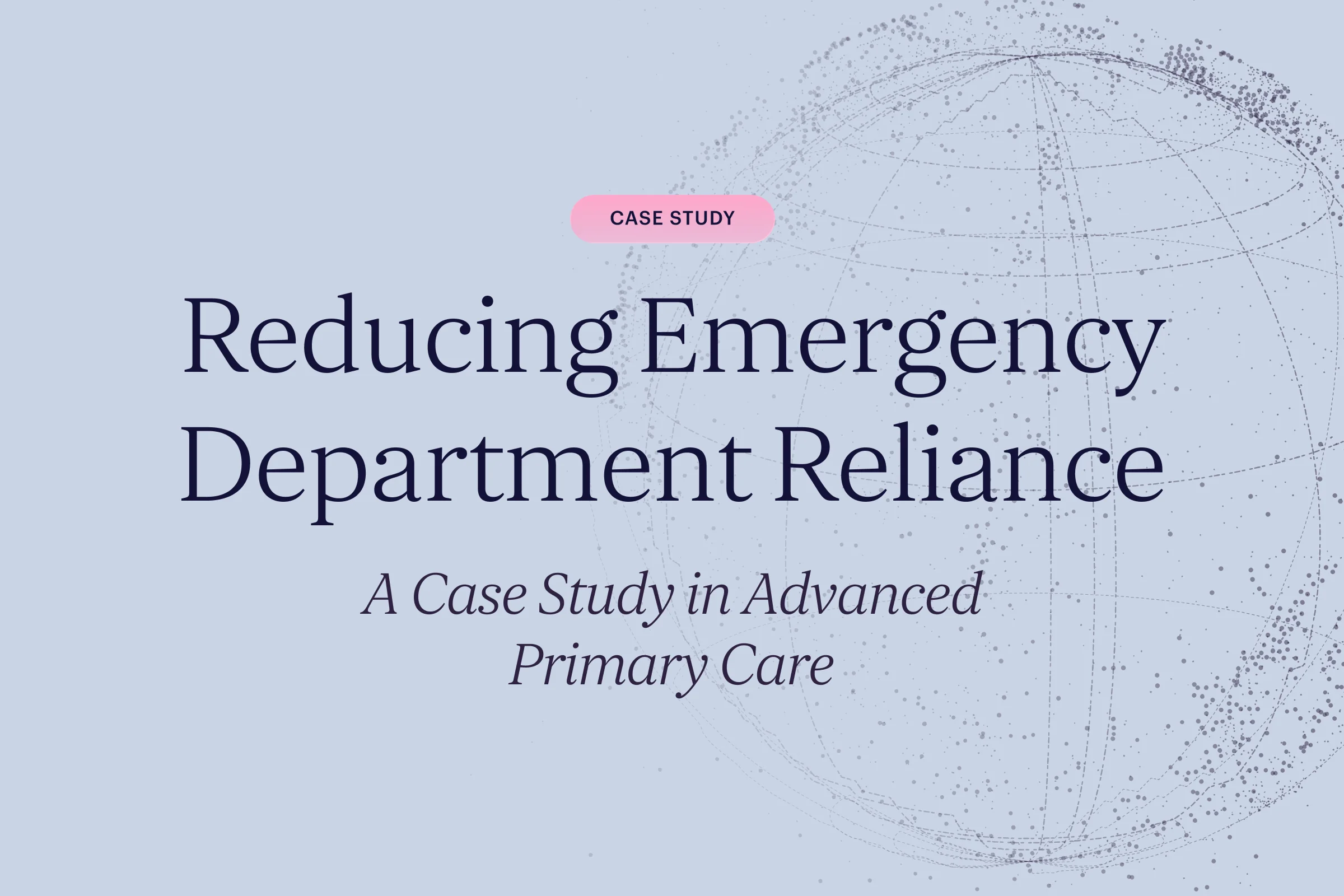 Reducing Emergency Department Reliance