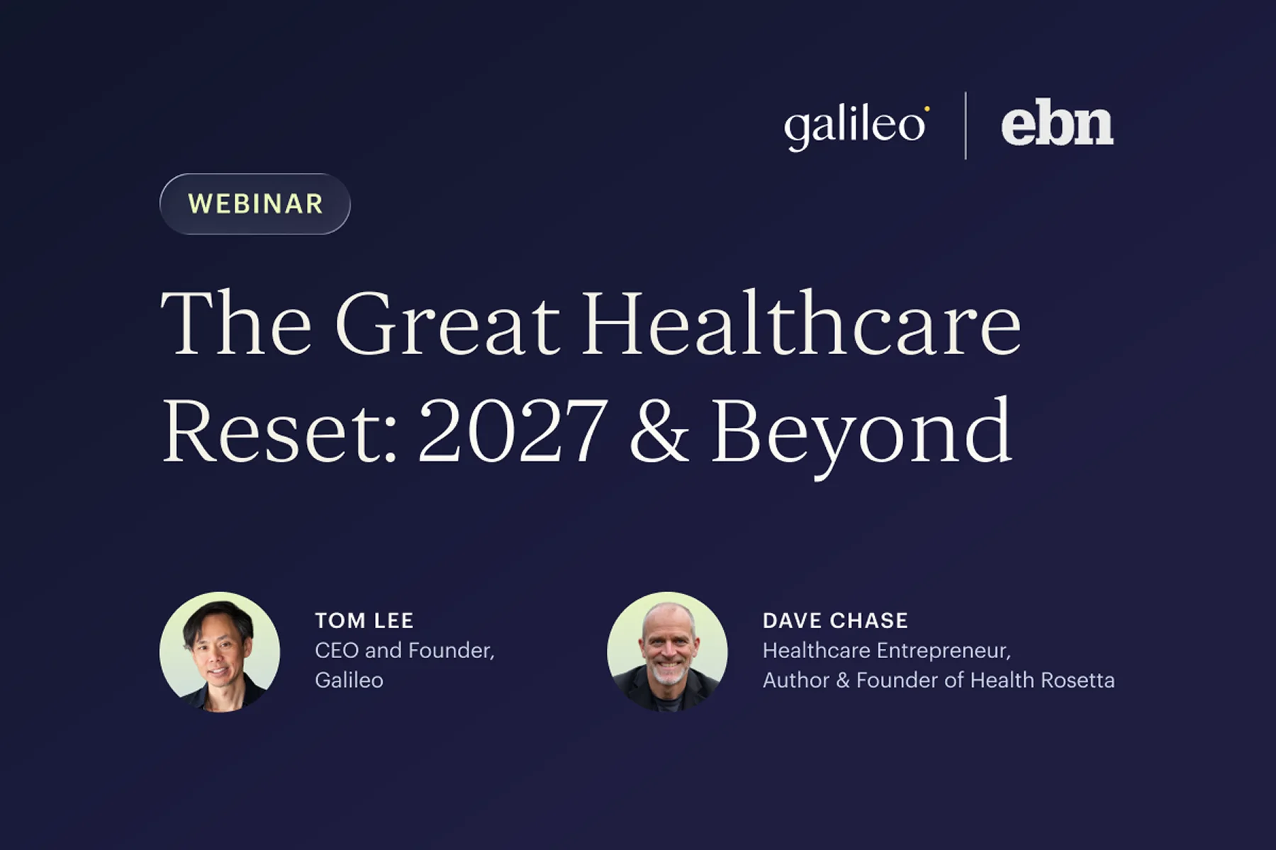 The Great Healthcare Reset: 2027 and Beyond