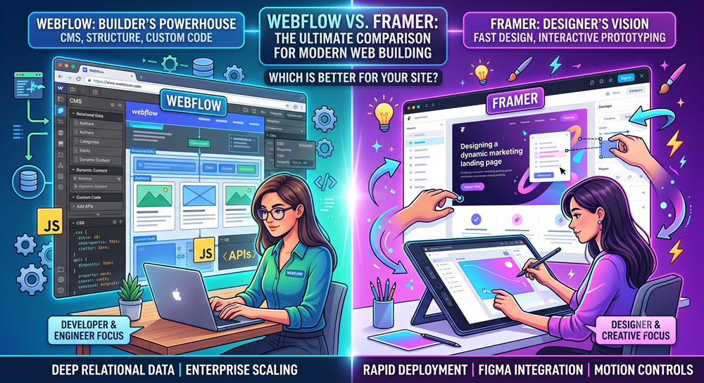 Webflow or Framer