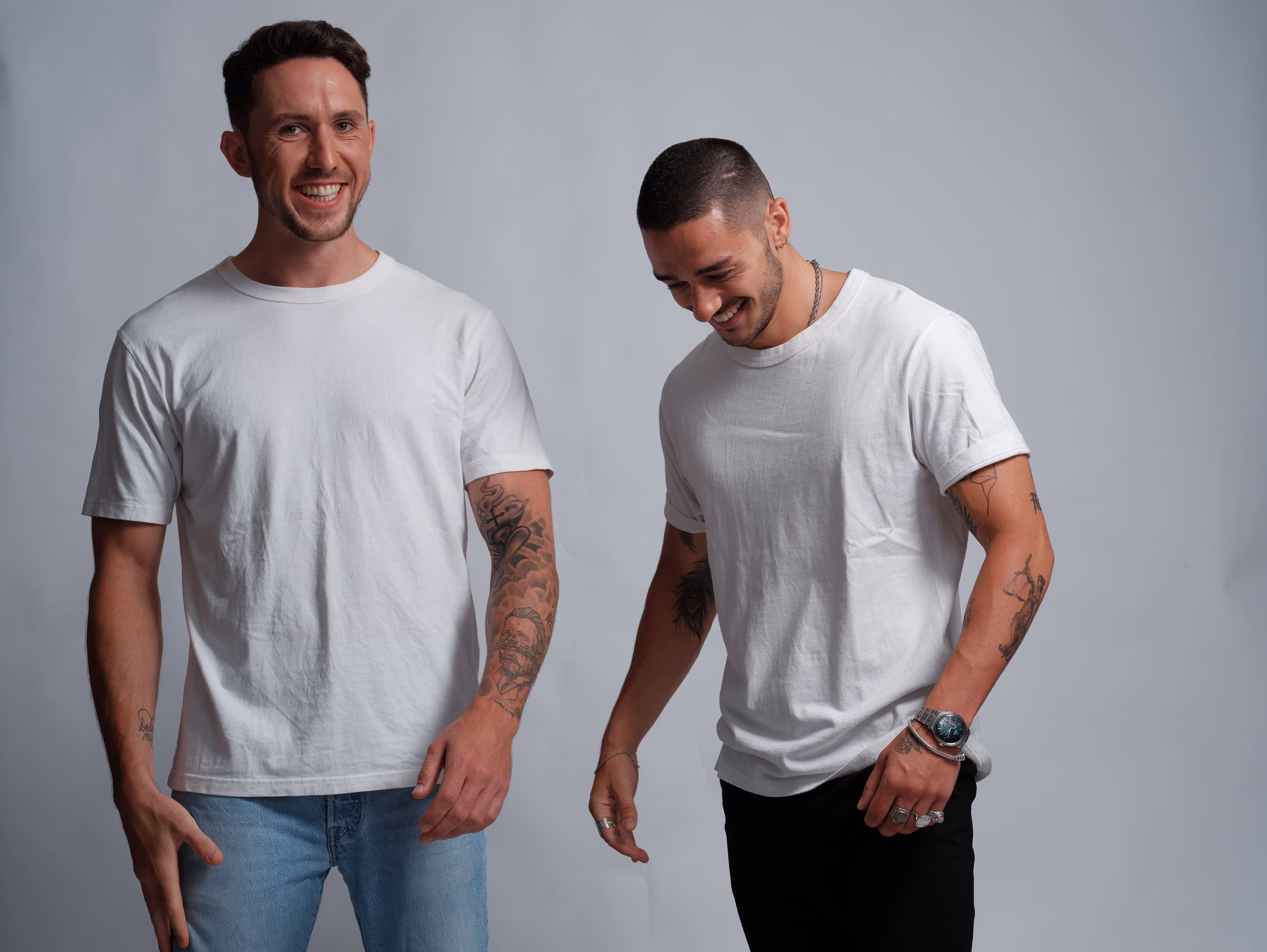 Valentin Thibeaut et Lucas Sarini