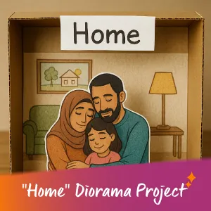 child with parent image