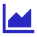 Blue icon showing a line chart with a downward trend and vertical axis.