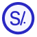 Blue circular icon with stylized letters 'SI' inside.