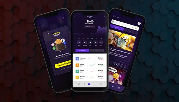 Crypto Wallet Mockup