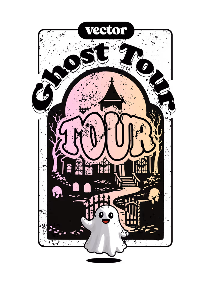 The Ghost Tour Tour — official t-shirt front design