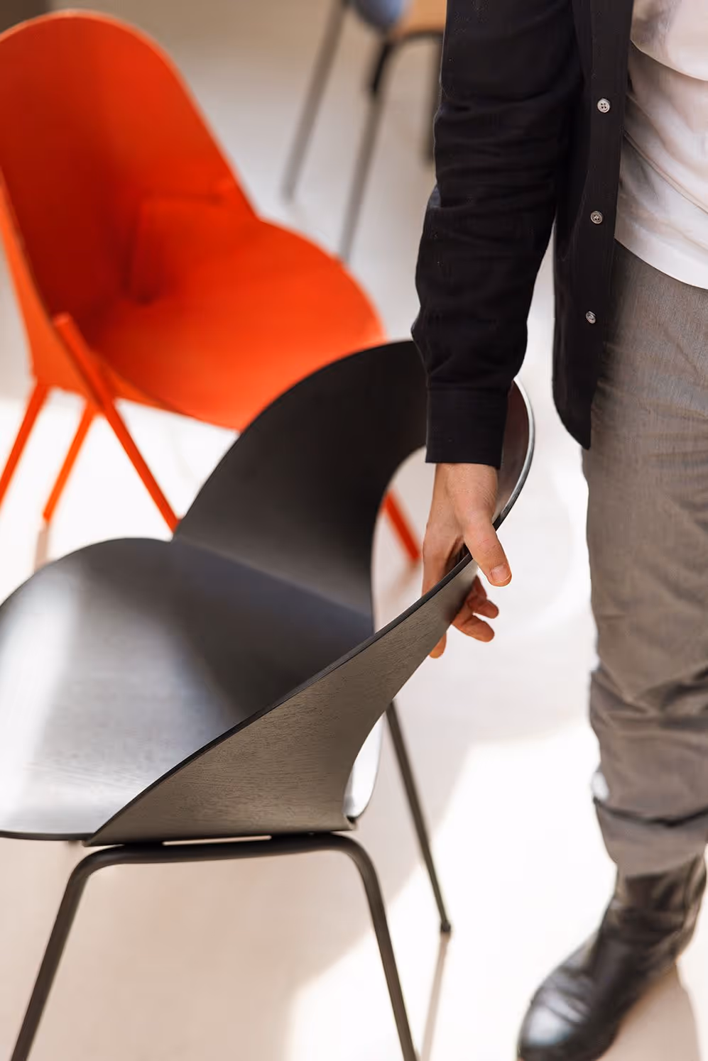 Detailed Chair shot in Diez studio