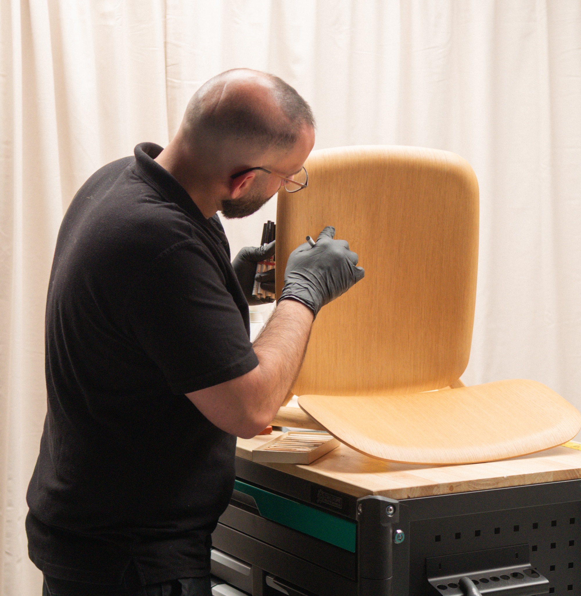 Circular office furniture take-back and refurbishment process at NORNORM