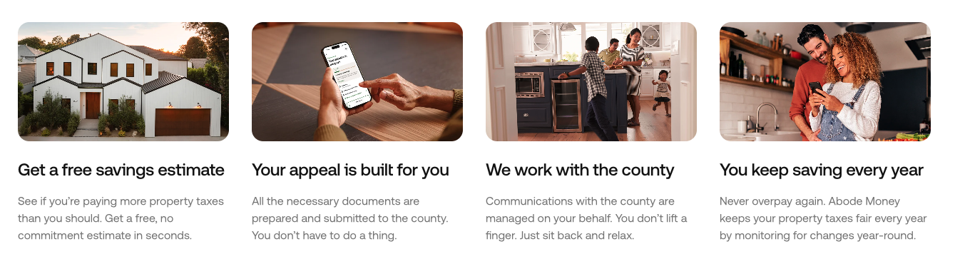 Abode Money property tax appeal process