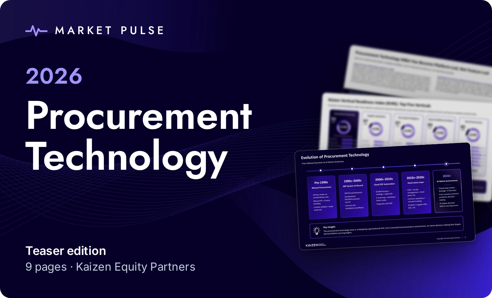 2026 Procurement Technology Market Pulse