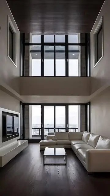Ventana panorámica de PVC con vista exterior en Valencia