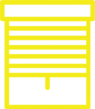 Icono de persiana enrollable