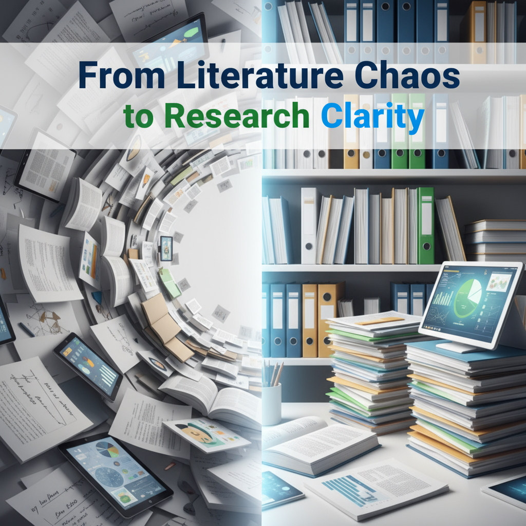 The hardest part of research isn't finding sources—it's making sense of them.