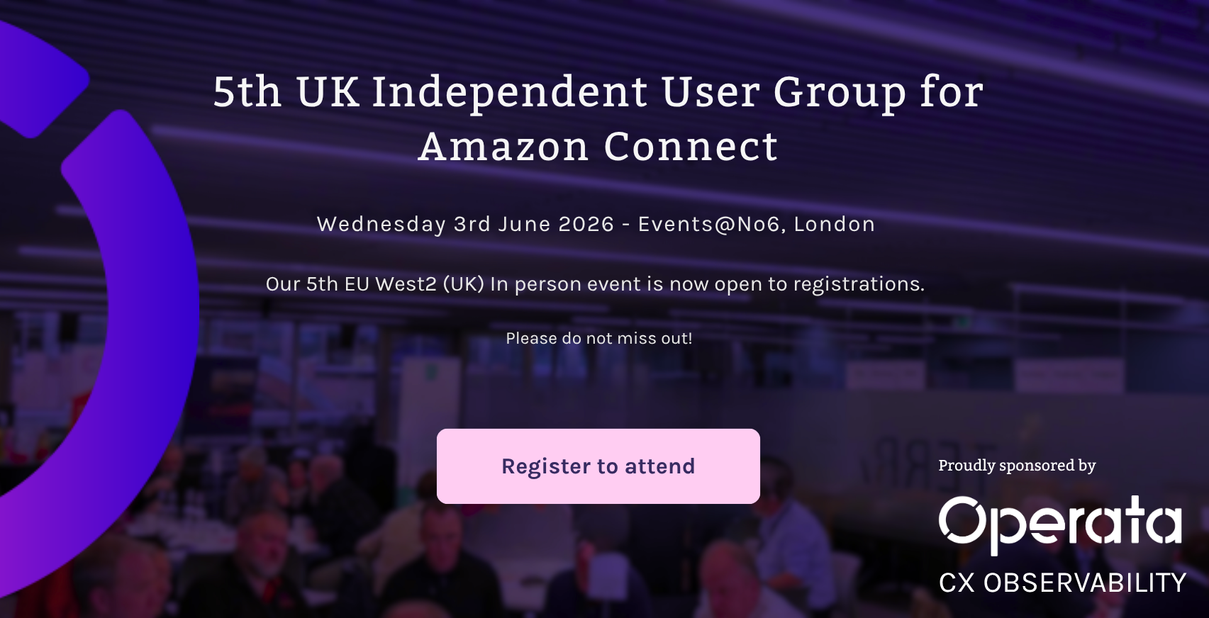 Independent User Group for Amazon Connect - UK