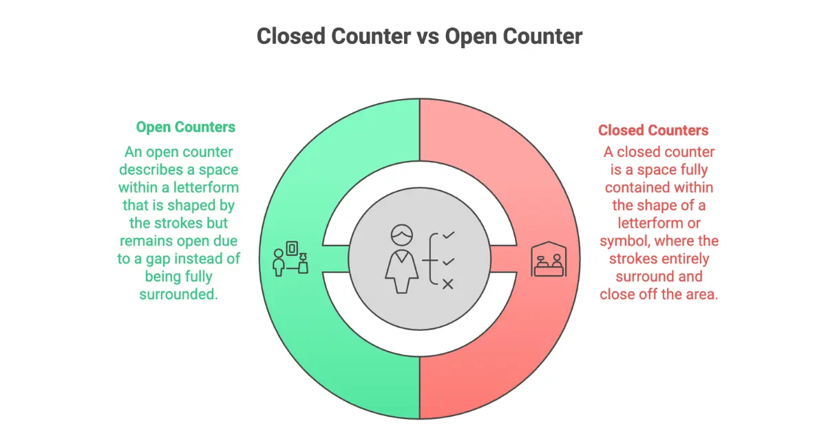 Closed Counter vs Open Counter