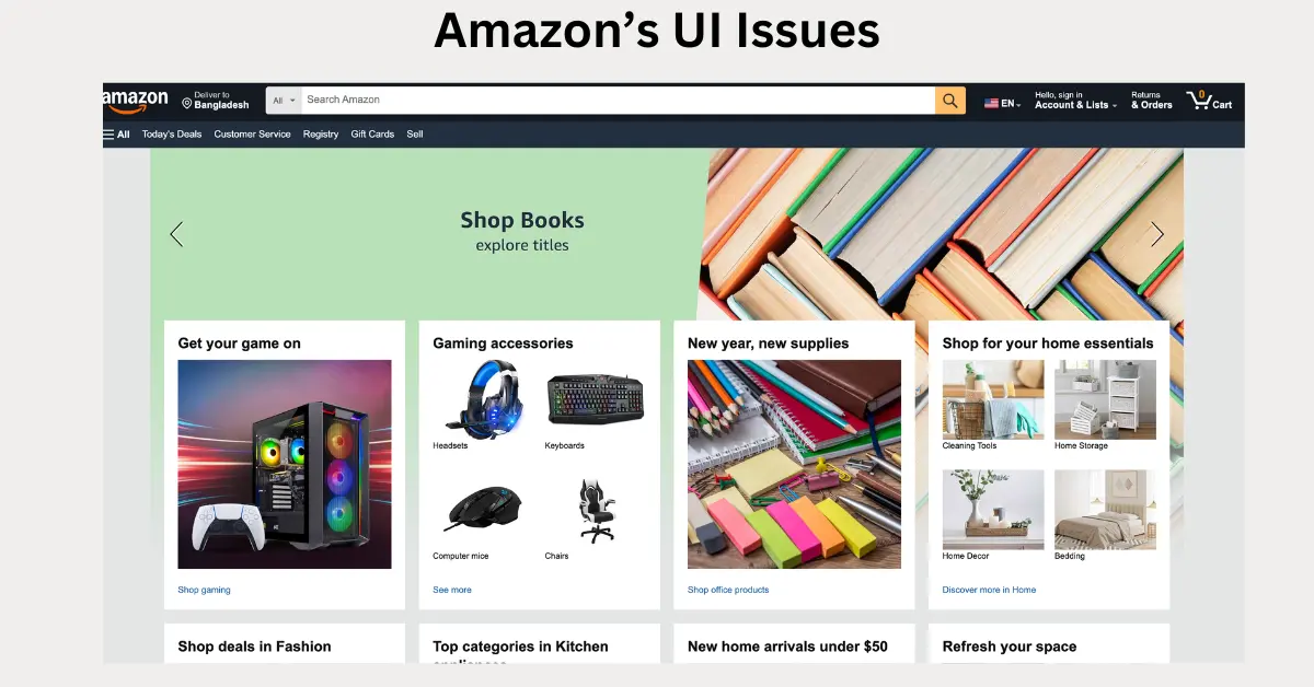 Prime Video and Amazon’s UI Issues