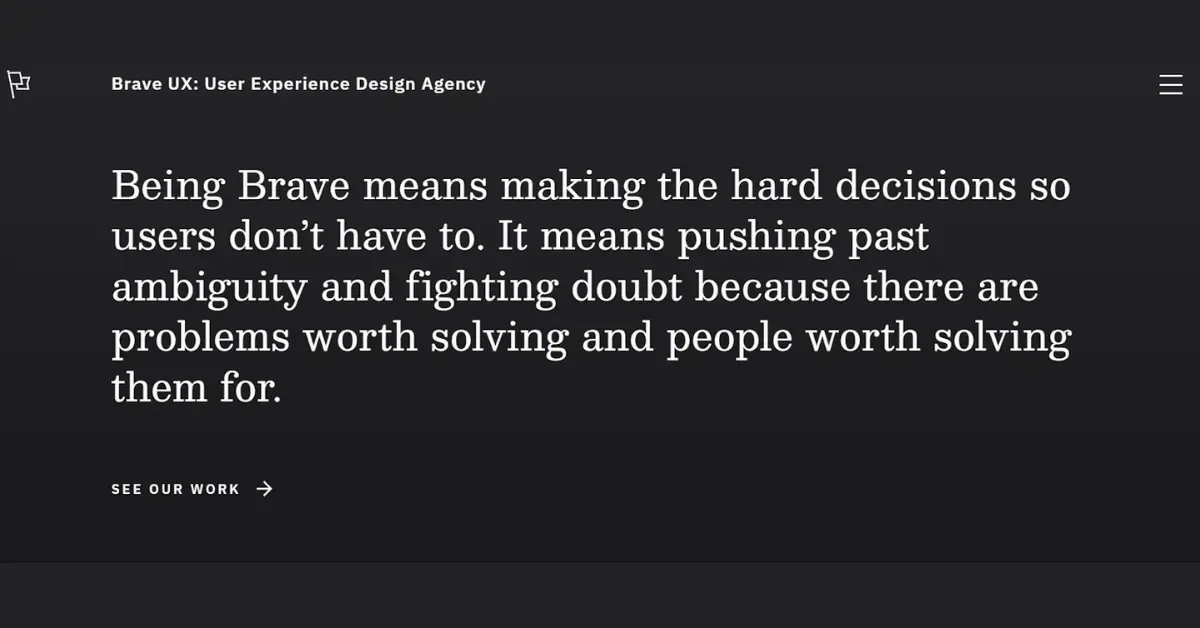 Brave UX