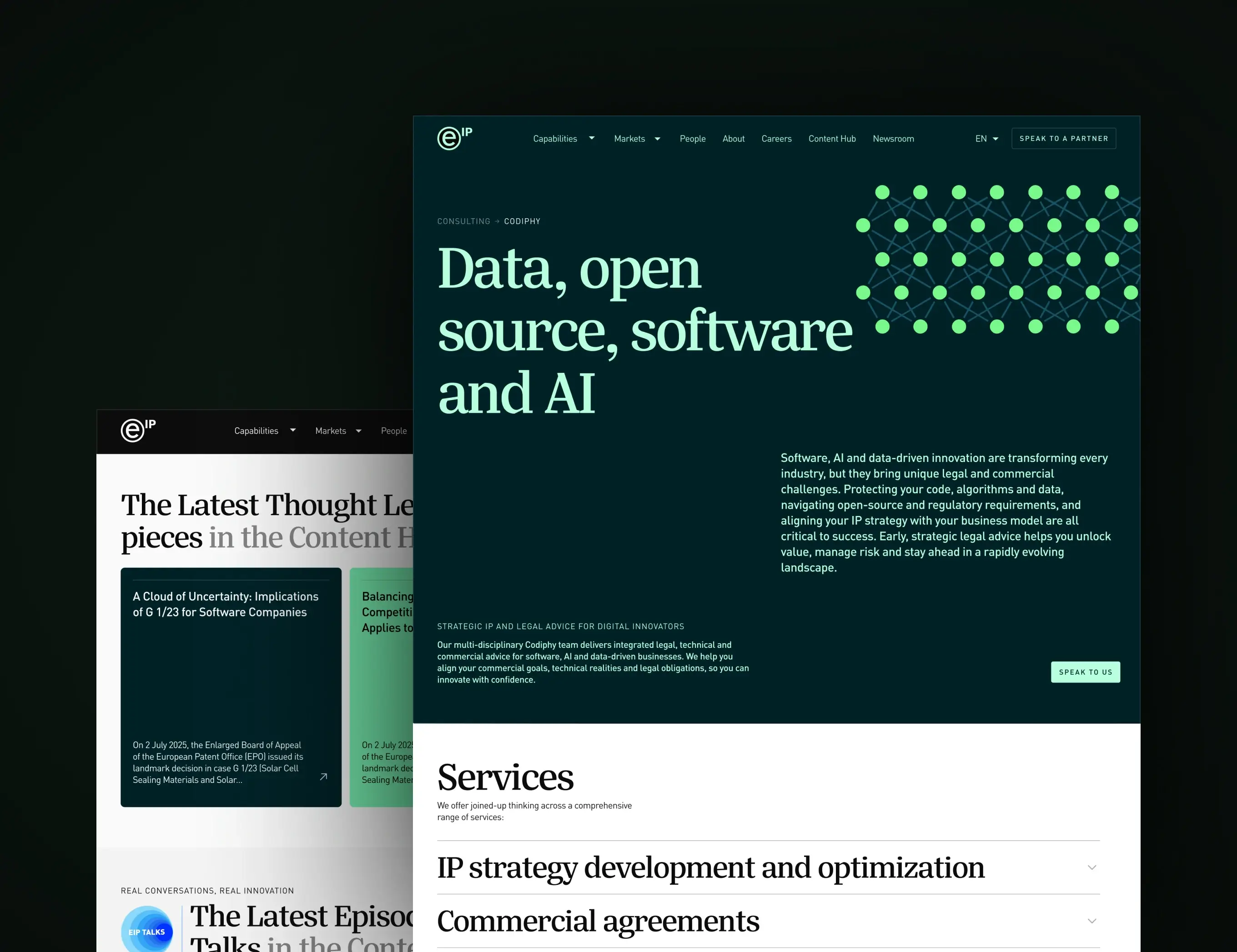 EIP Codify page redesign