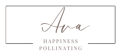 Ava, Happiness Pollinating Logo
