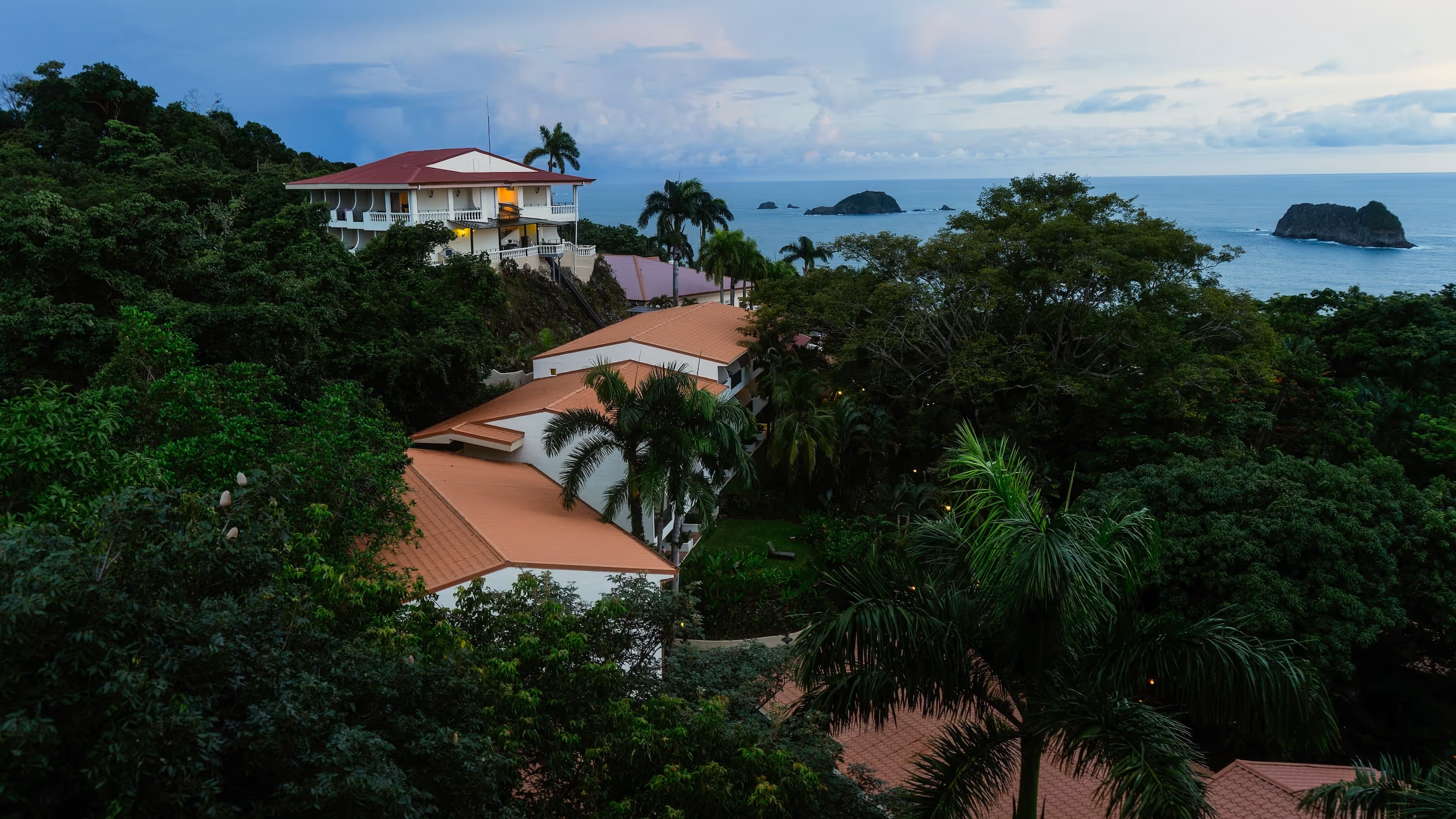 Houses near the sea in Quepos Costa Rica