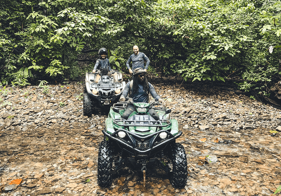 ATVs in the jungle