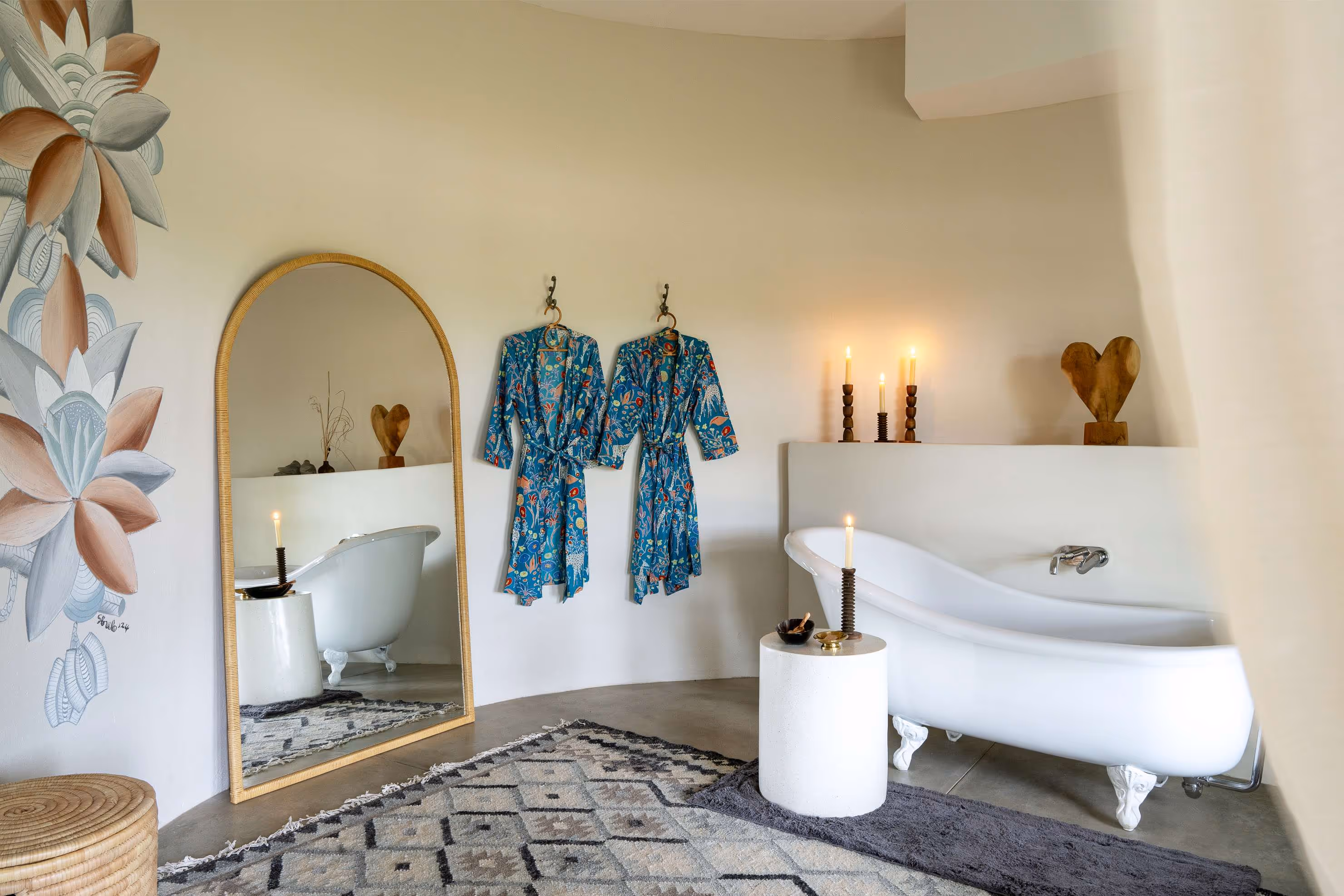 Kateka dressing table and mirror