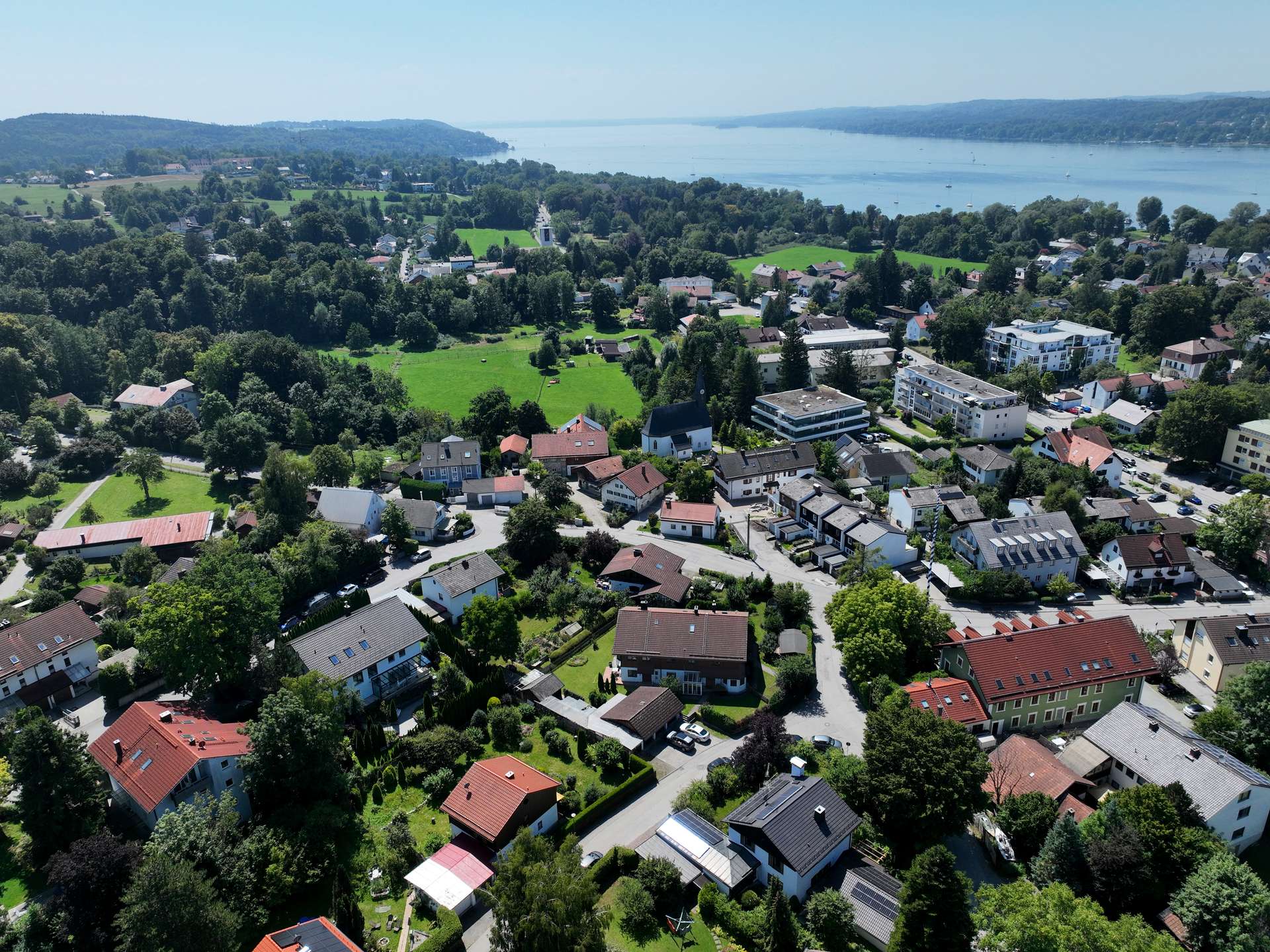 °Zentrale Lage in Percha