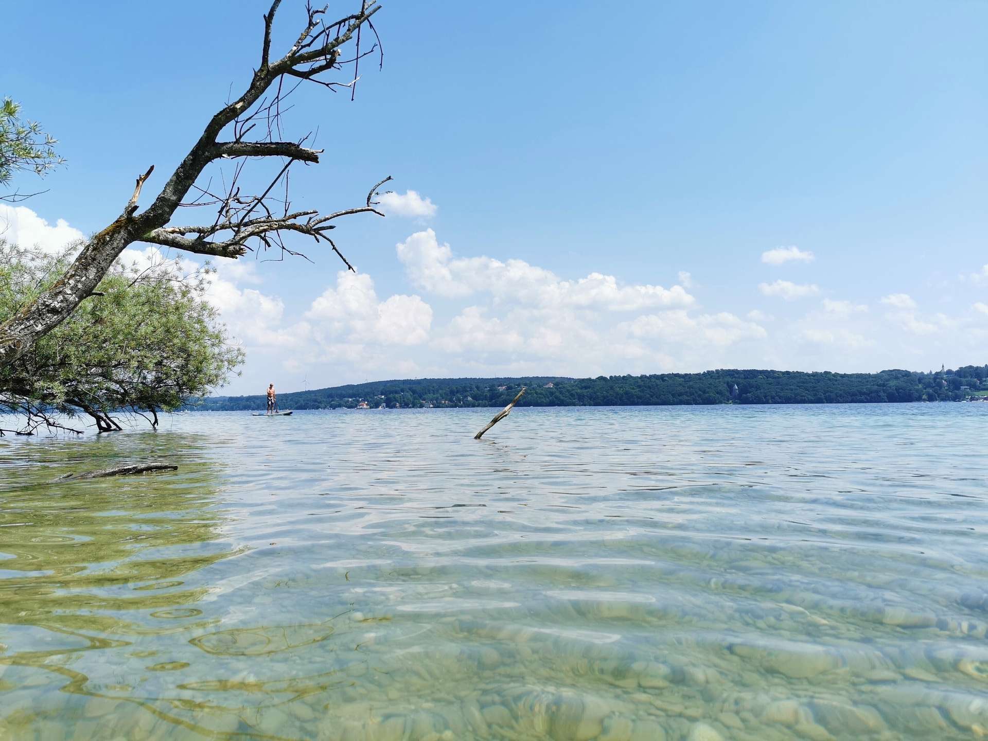 °Naturbelassene Badestellen schnell erreichbar