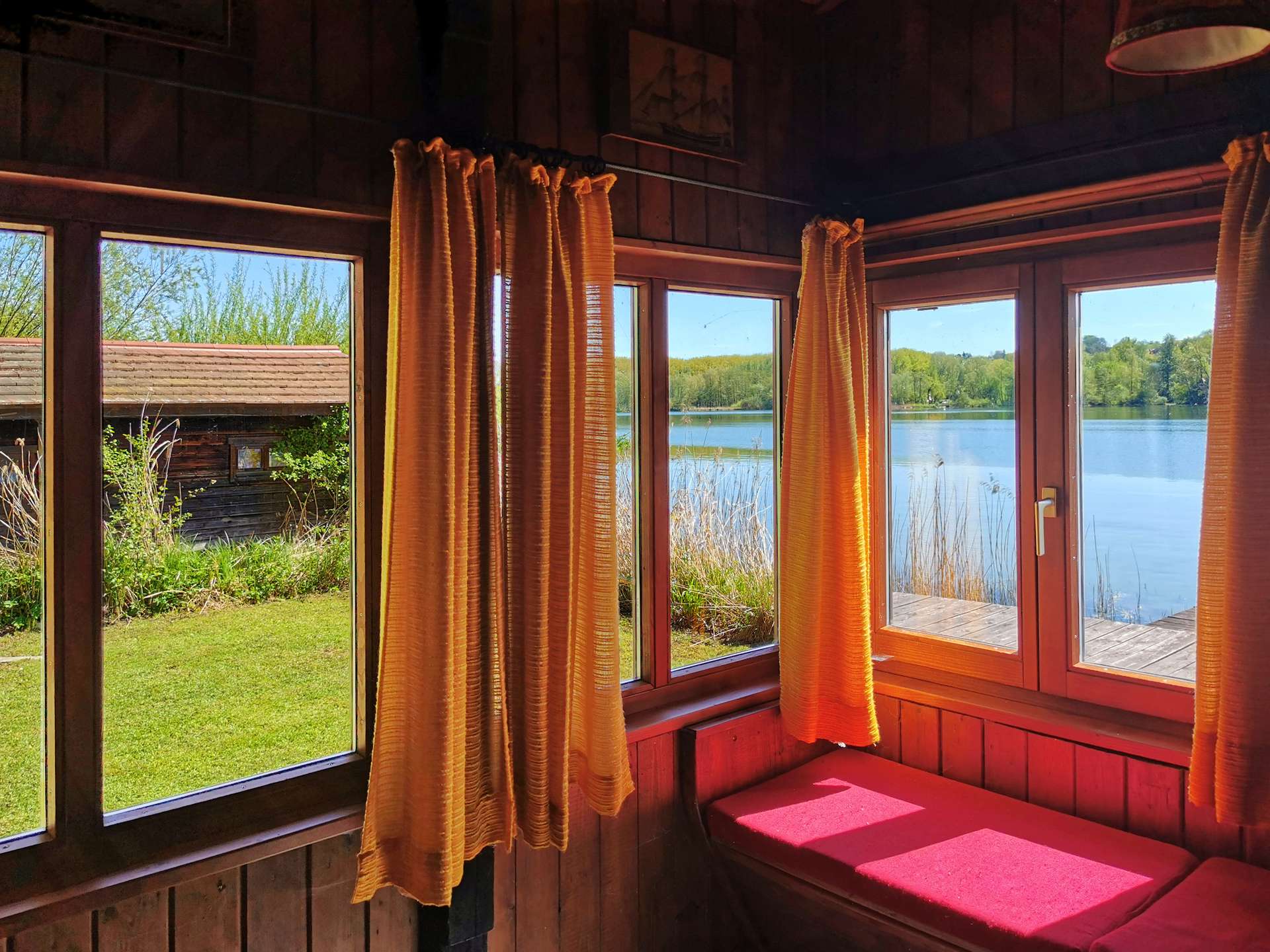 °Gemütliche Sitzecke im Bootshaus