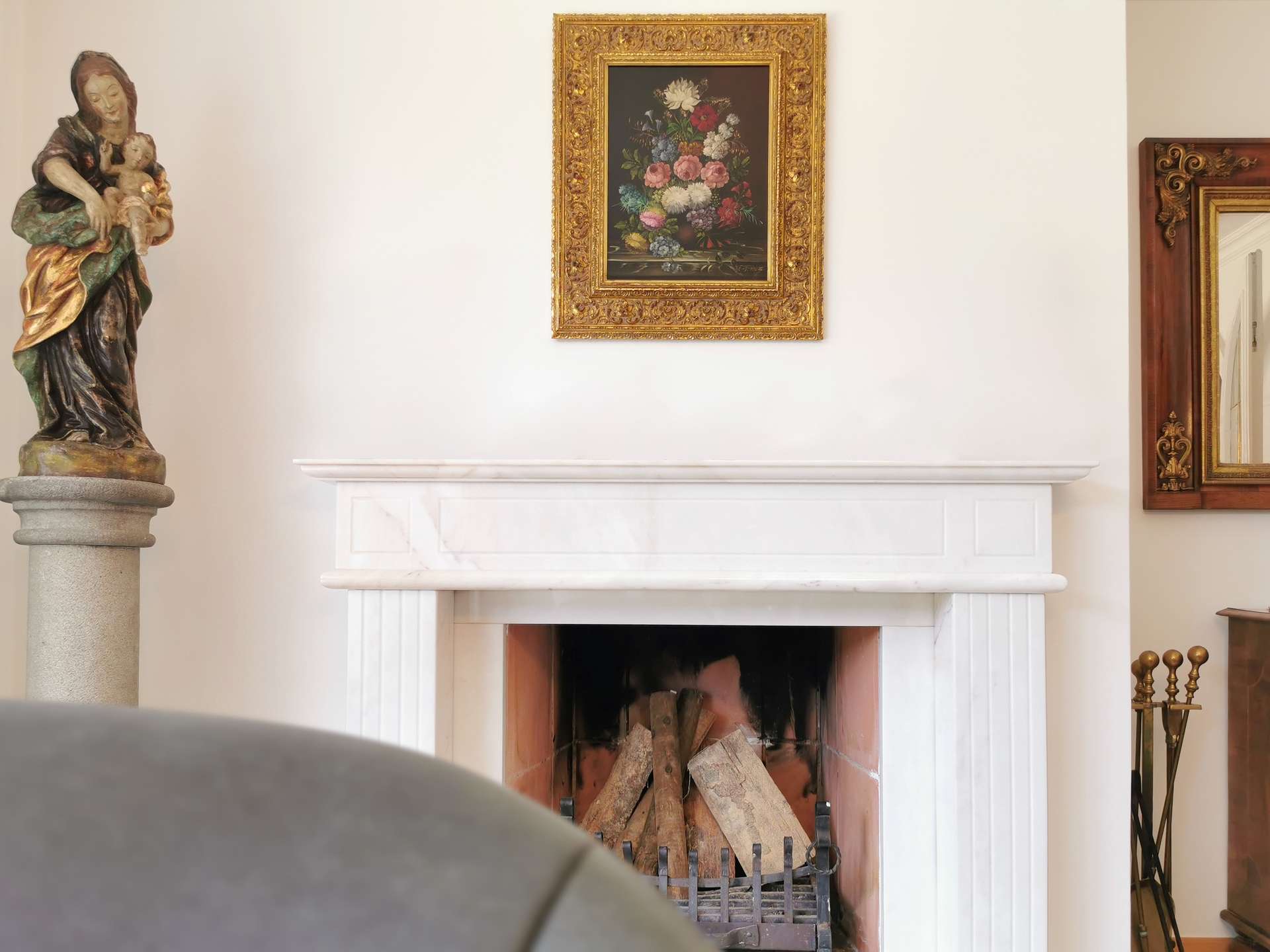 °Vervollständigt durch den Kaminofen