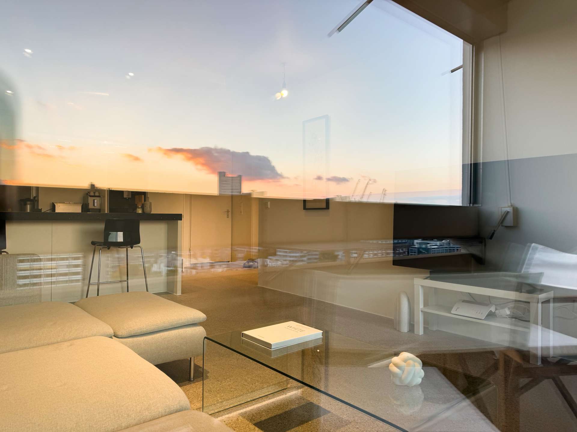 °Abendstimmung im Lounge-Bereich