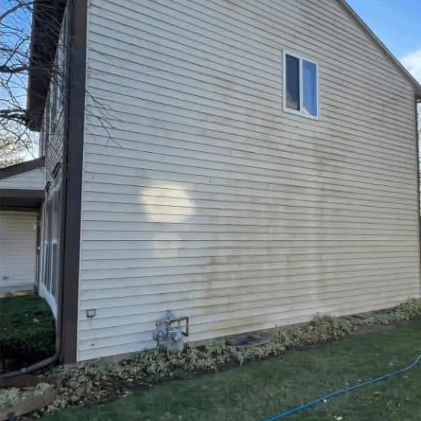 house siding before washing