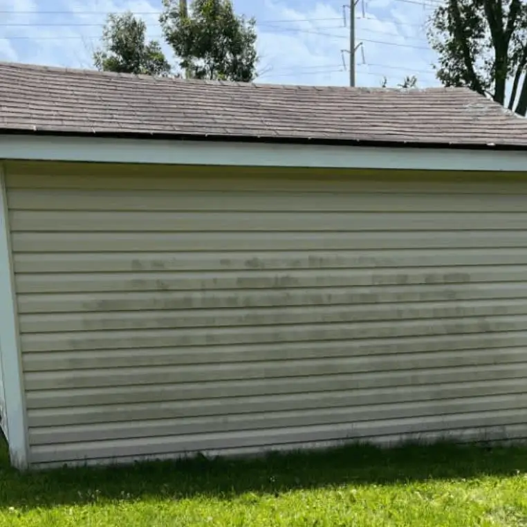 house siding before washing