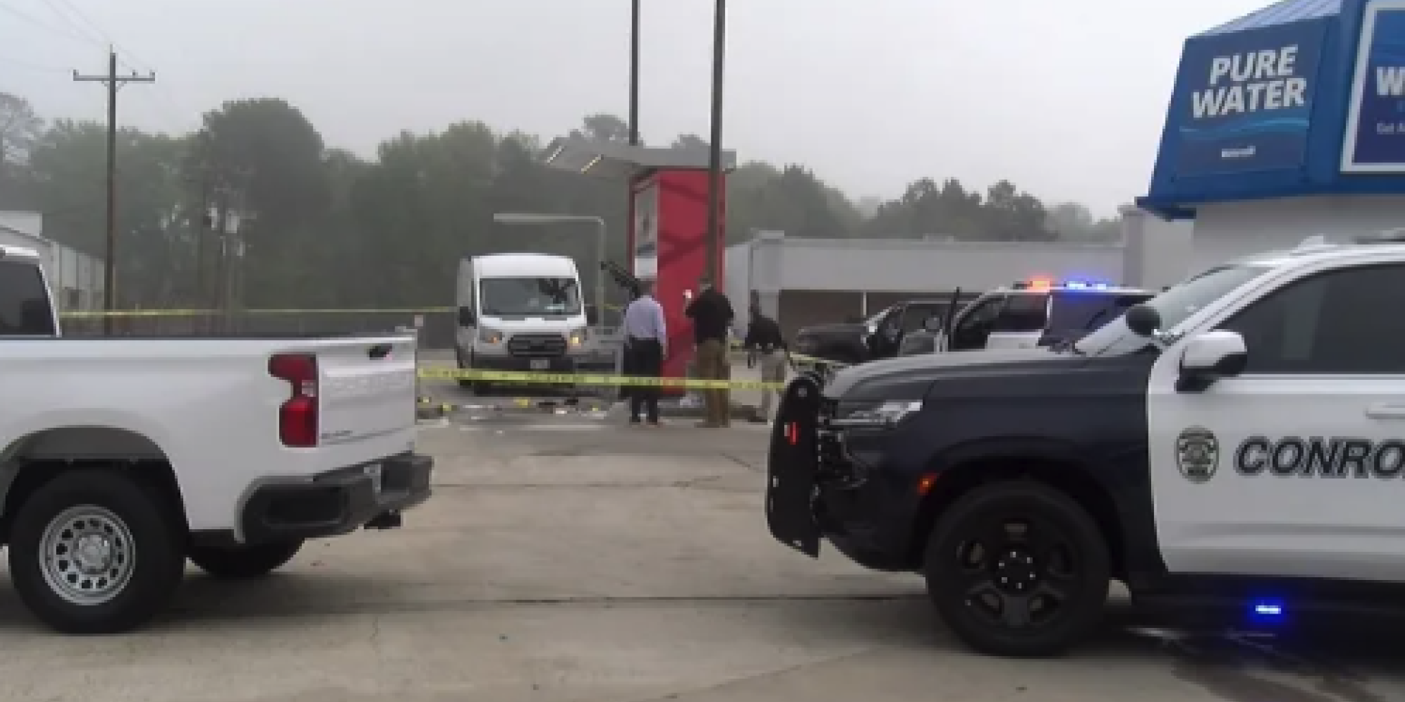 Guard shot during Conroe ATM robbery