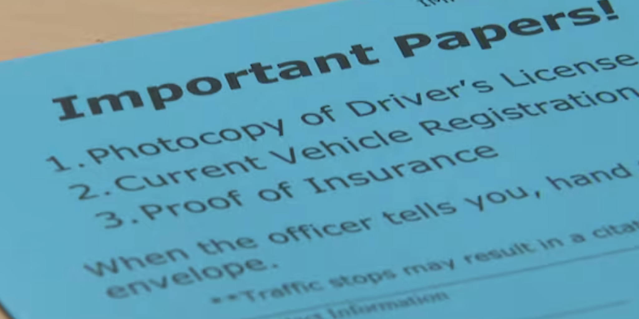 Montgomery County launches ‘Blue Envelope’ program to aid drivers with autism