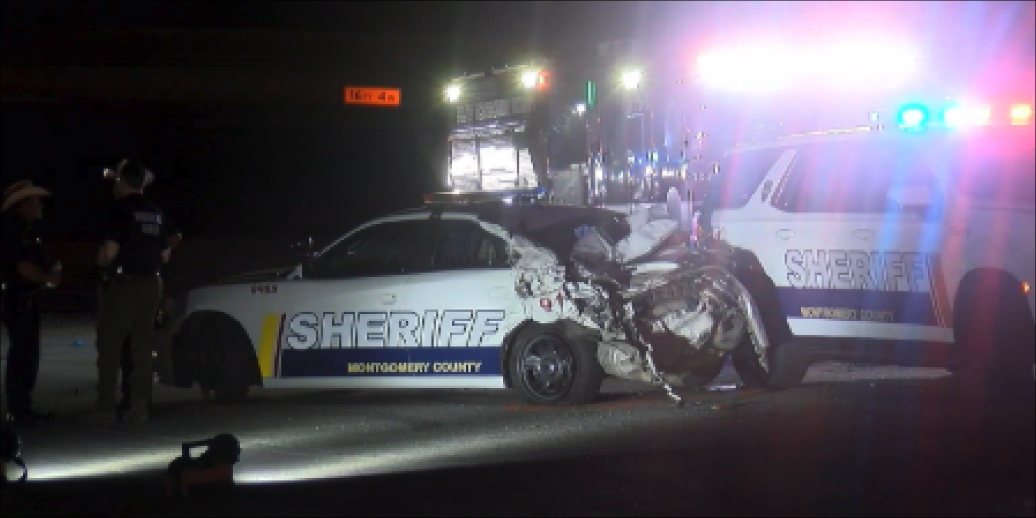  Deputy dies after being struck at crash scene near The Woodlands