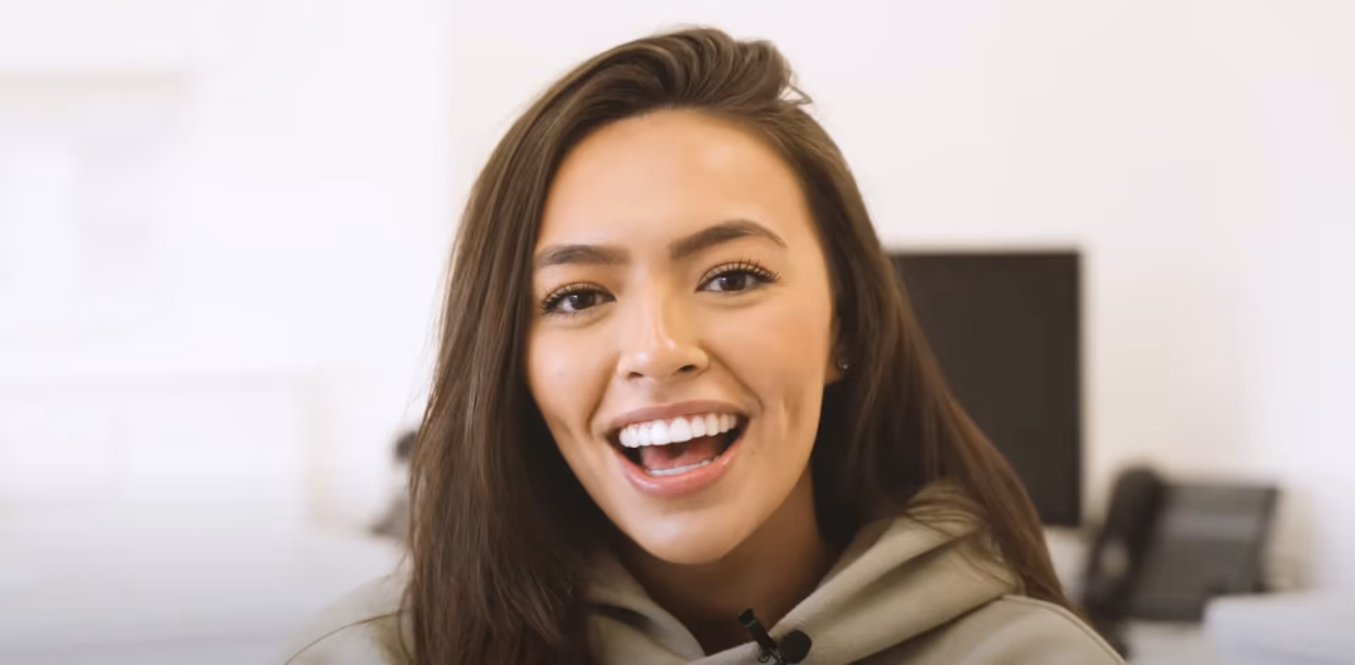 Smiling woman in dental chair