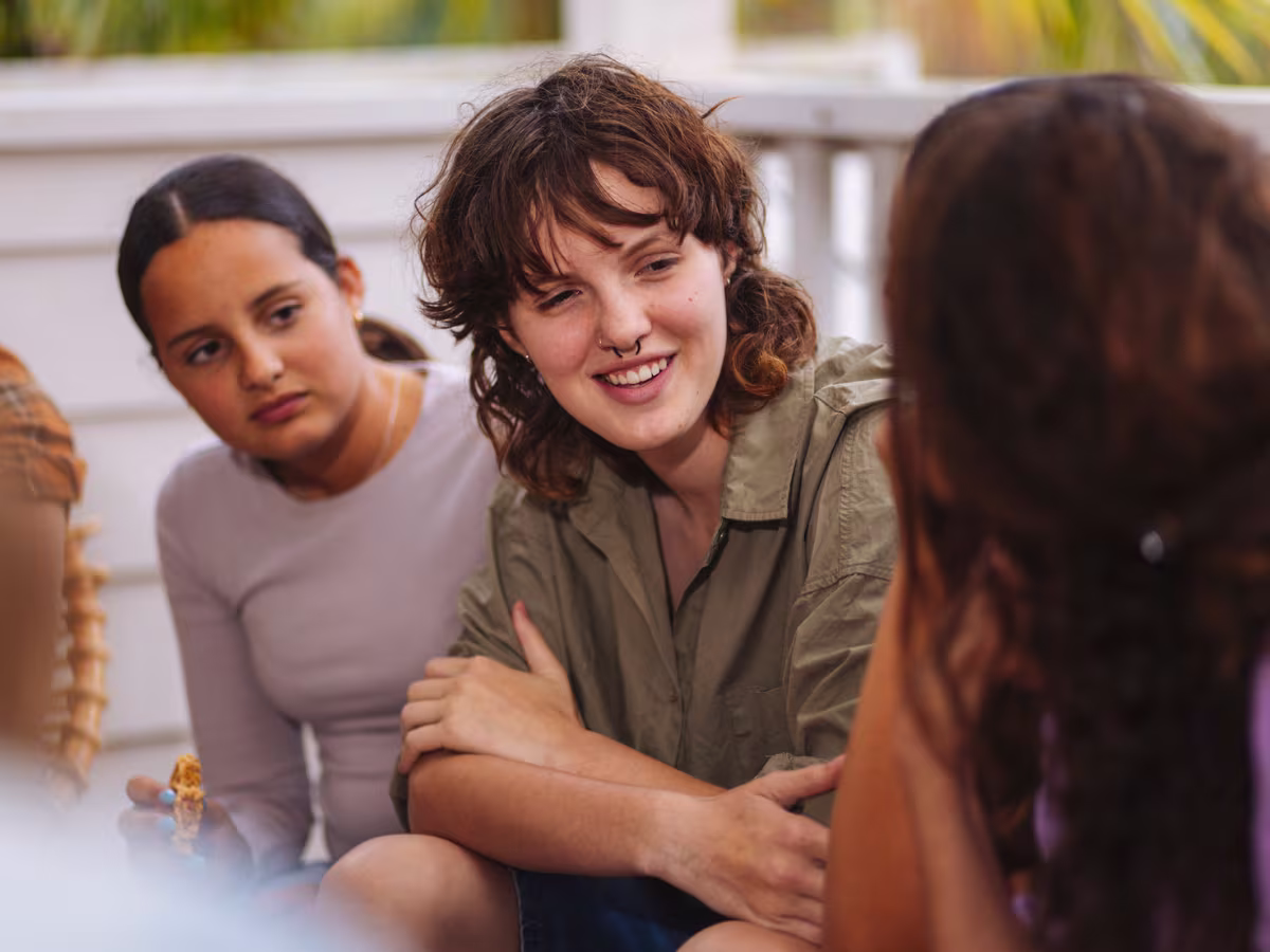 teens talking